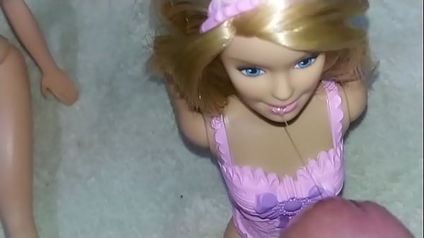 precum on barbie face