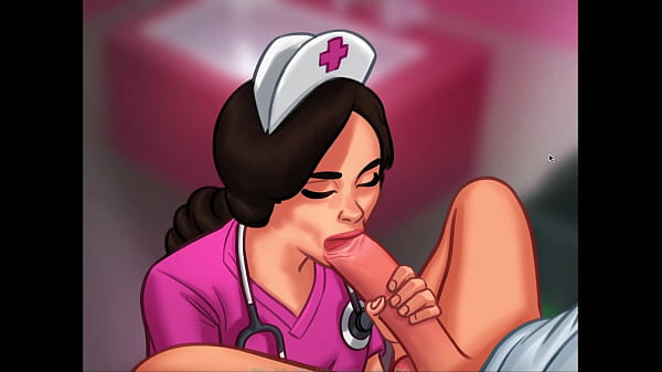 Summertime Saga - Slutty nurse loves big cocks