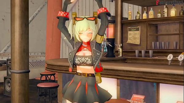 I kissed the bartender Burnice White and she gave me a blowjob | Zenless Zone Zero | Full & POV on Sheer & PTRN: Fantasyking3 