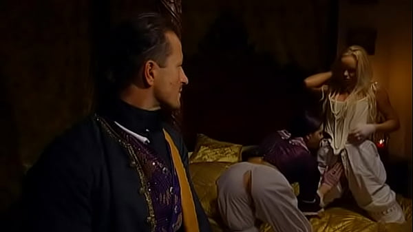 Lucky Guy Gets a Blowjob While Watching a Hot Lesbian Duo Too