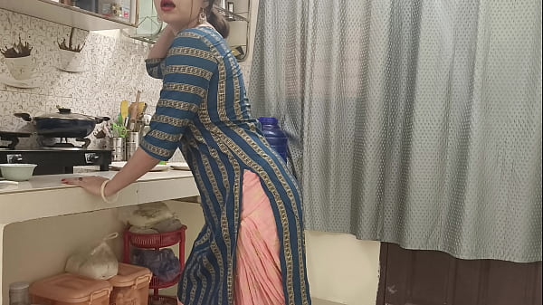 Indian wife cheats on husband with step-brother sex sandal kamasutra desi chudai POV Indian in kitchen hindi audio