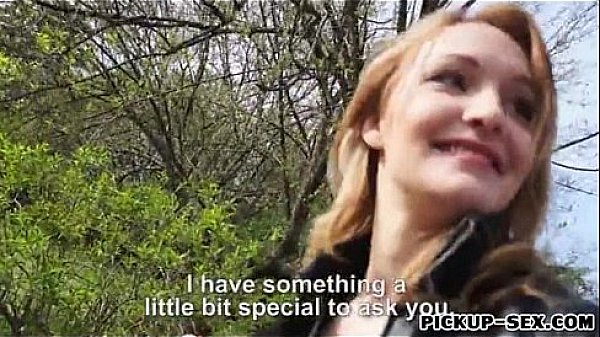 Hot amateur blonde Czech girl Belle Claire sex for cash