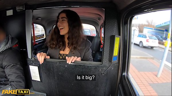 Fake Taxi Middle Eastern hottie screwed on taxi backseat