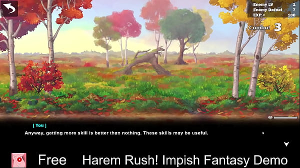Harem Rush! Impish Fantasy Demo( Free Steam Demo Game) Action, Adventure,Action-Adventure,Hack and Slash, 2D, rpg, game  