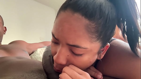 Deep throat for the huge BBC -amateur couple- nysdel  