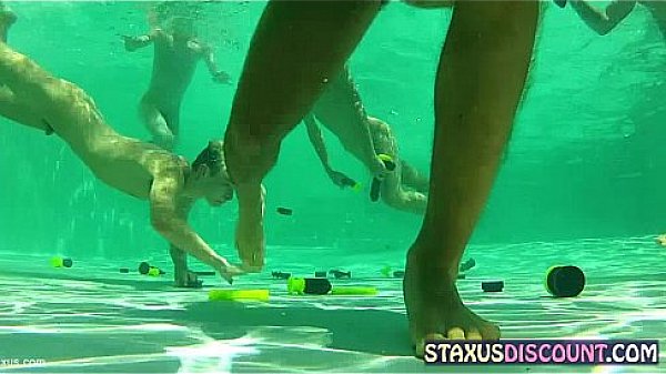 Gay Studs Organize An Orgy The Pool 