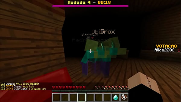 Seqso quadrado cum zumbis du miniscrafti