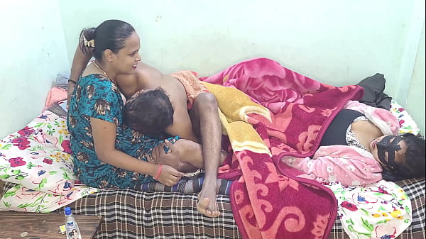 Slutty father fucked his step daughter along with her girl