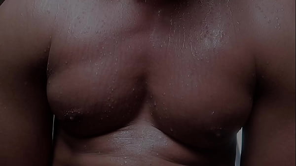 muscular dude rides you and sweats as you torment him  