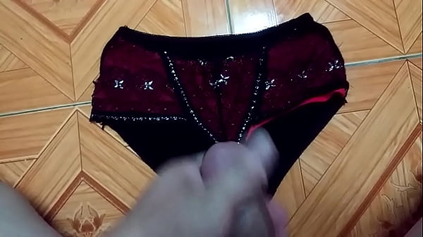 Sịp em đen đỏ lấp l&aacute;nh  | Cum on panties compilation the best!