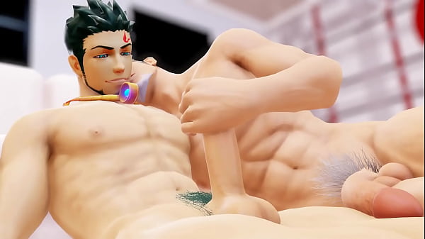 Video game male : duo frotting