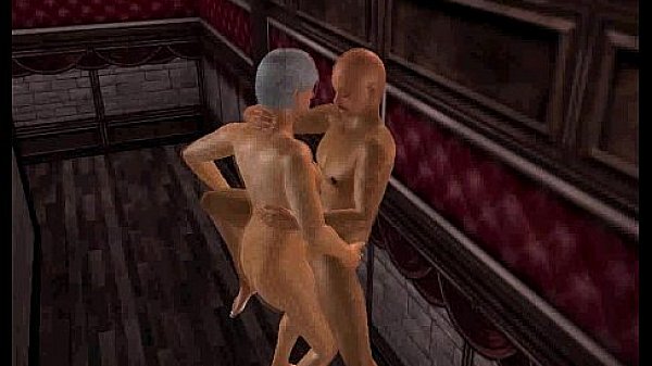 In a dark back hallway a hot old and young guy are fucking