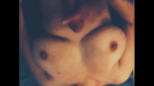 Big natural tits covered in cum