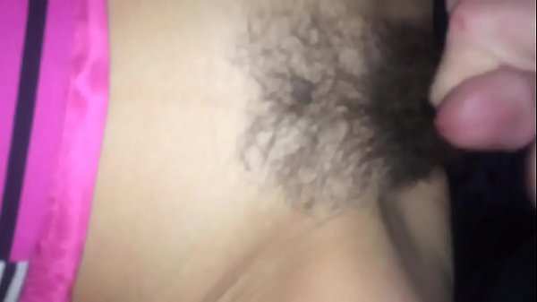 Shooting another load on mommy's hairy pussy