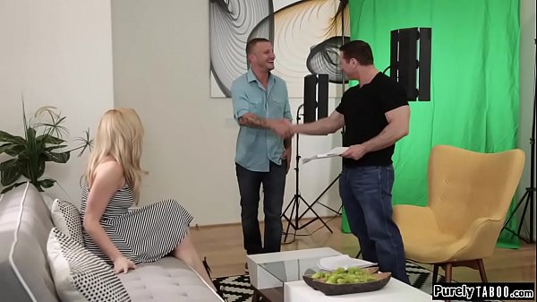 Actress all hyped up when doing audition for a movie.When the kissing scene comes up she follows along and finds herself naked with the task to suck cock.After that the directors helps and she analed