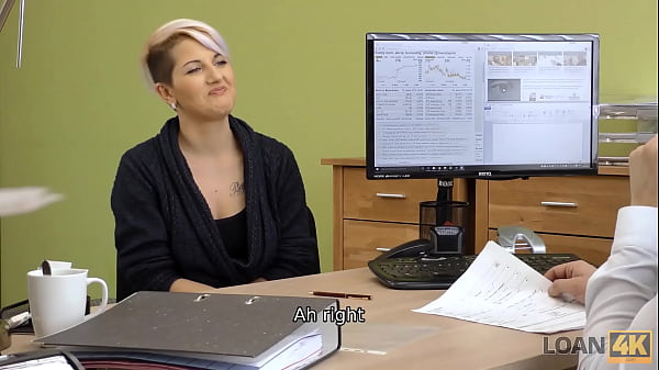 LOAN4K. Adorable woman fools around with the moneylender on purpose
