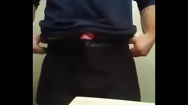 Playing with my hard cock 