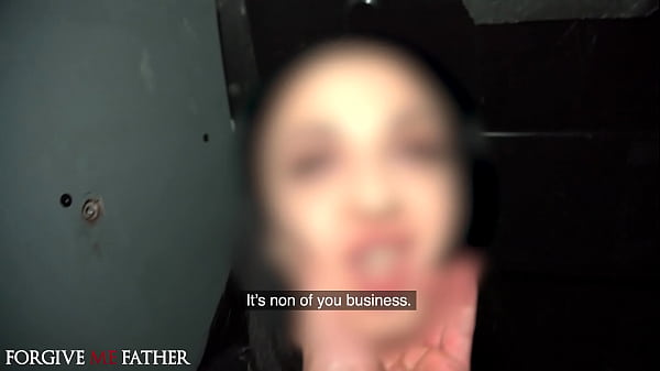 DEVIANTE - Brunette thief fucks a preacher in the back of his confessions van