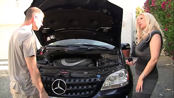 Busty Karen Fisher Meets A Guy For Fucking In Her Car!