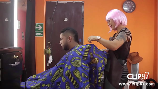 cogiendo en mi barberia