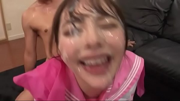 Asian cumshot on face