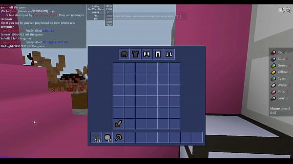 Destroying in Bloxd.io bed wars (No Weapons)  