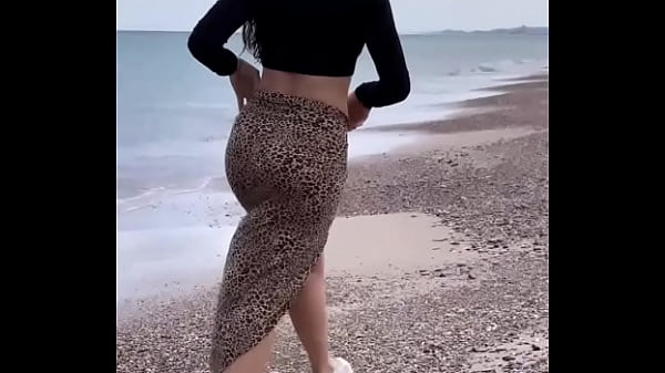 Hot & Sexy Latina Milf Bech with With Random Boy