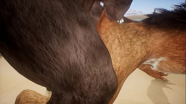 Lion gets fucked by Minotaur  