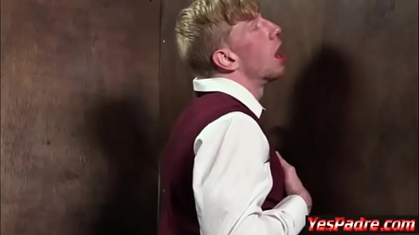 Catholic Teen serviced by the horny priest 