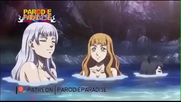 Black clover Asta fucks Mimosa in the Kingdom of the Heart in front of Nero.  