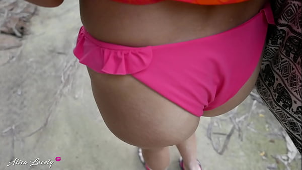 Amateur Couple's Sexual Adventures on Vacation - Walking on a Beautiful Beach and Passionate Sex in a Hotel Room 