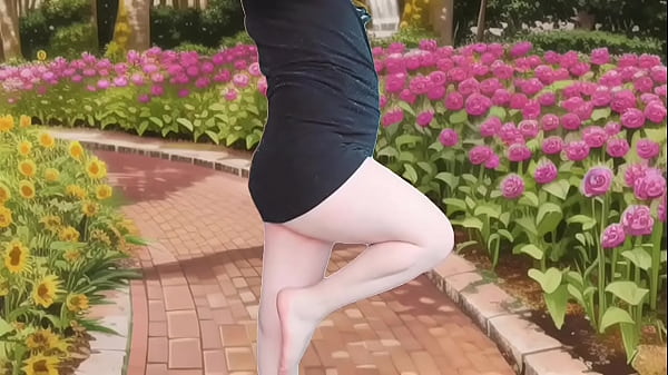 CUTE MODEL FEMBOY COSPLAYING AS WEDNESDAY 