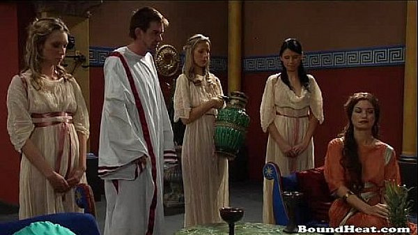 Lesbian slaves whipped and spanked hard