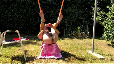 homemade hardcore gay serf fag slut presented outside from his master as public sex and fucktoy for friends and guests 