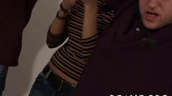 Sweethearts gang bang hard in group