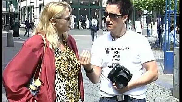 german Milf picked up for sex in nature