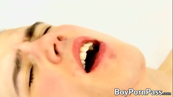 Gay man fingers his ass before fucking  