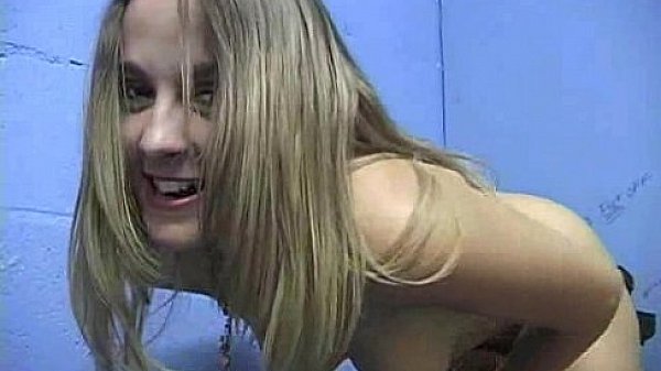 Black girl sucking their first white cock in Gloryhole 26