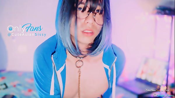 Asian Sissy in Hoodie  