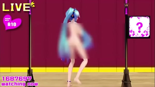 Hatsune miku ficando pelada solo