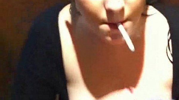 Horny Gal Smoking Hot Fucking