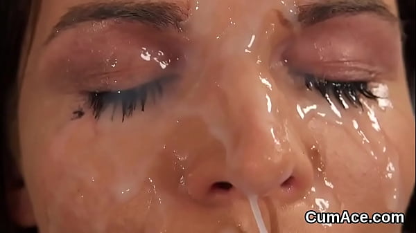 Incredible teen enjoys a deepthroat and good deal of juice on her face  