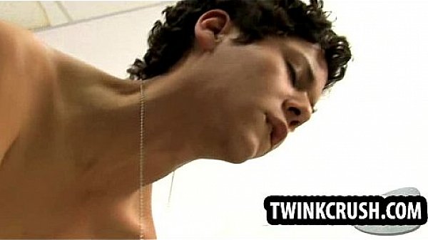 Twink gets his tight asshole fucked bareback