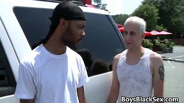 Black muscular gay dude fuck white boy hard 07