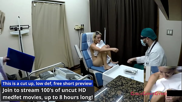 Doctor Tampa And Nurse Stacy Shepard Preform Channy Crossfires Annual Gynecological Assessment At Their Gloved & Probing Hands Full Movie Only @ GirlsGoneGyno #ClovGang 