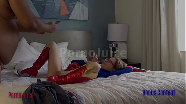 Savannah Chavez gets a big BBC creampie while cosplaying as superwoman