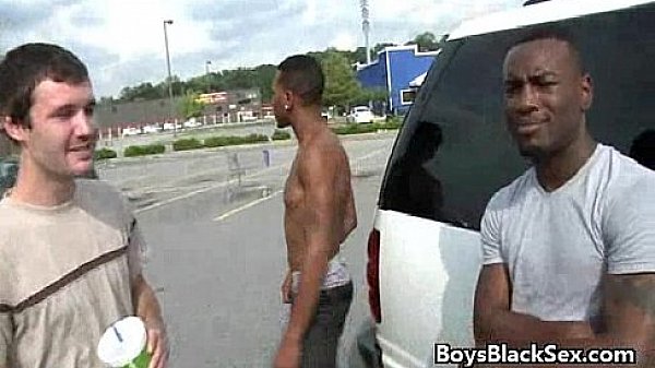 Blacks On Boys -Interracial Gay Hardcore Baeback Fuck Video 14