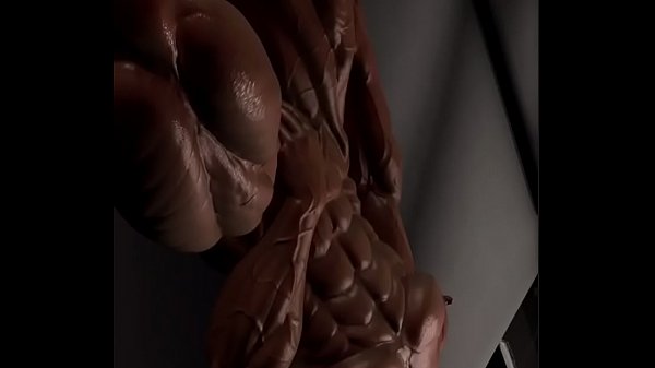 ripped muscle girls abs popping