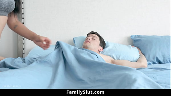 Stepmom's Plan to Help Stepbro with His Jerking Off Problem Involves Stepsis' Pussy - Familyslut 
