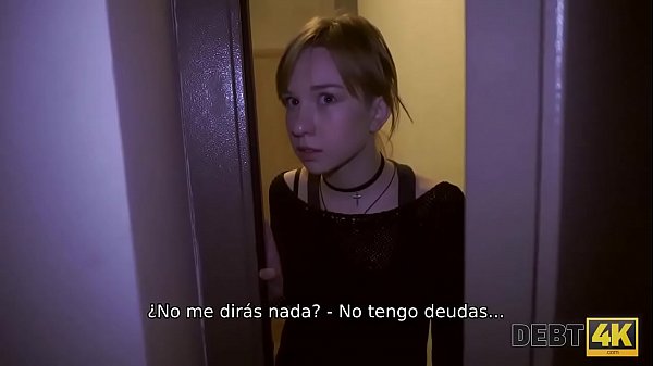 Debt4k. Alice Klay es follada por un extra&ntilde;o porque pidi&oacute; un pr&eacute;stamo para iPhone 